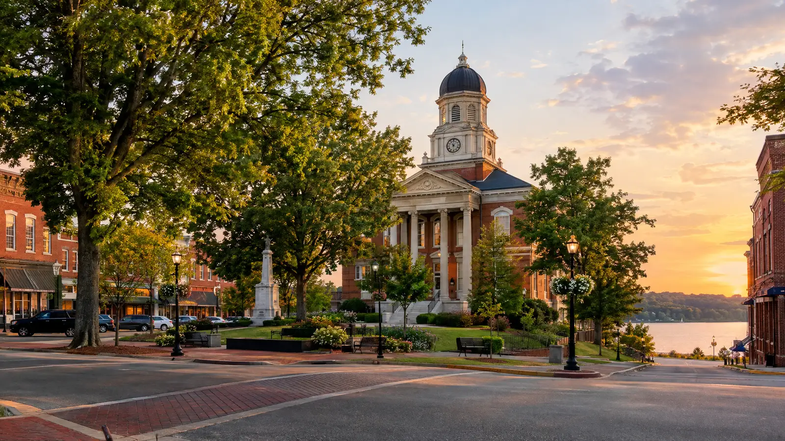 A neighborhood scene from Gallatin, TN