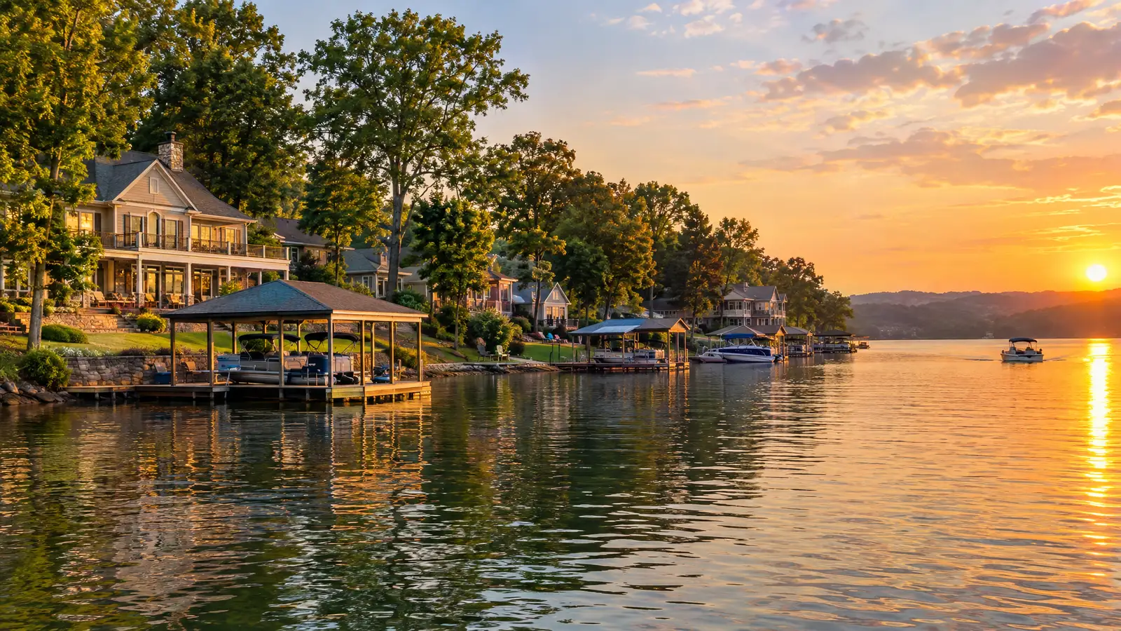 A neighborhood scene from Hendersonville, TN