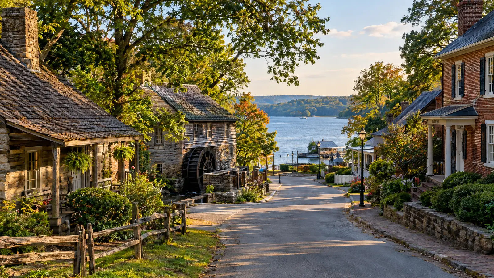A neighborhood scene from Old Hickory, TN