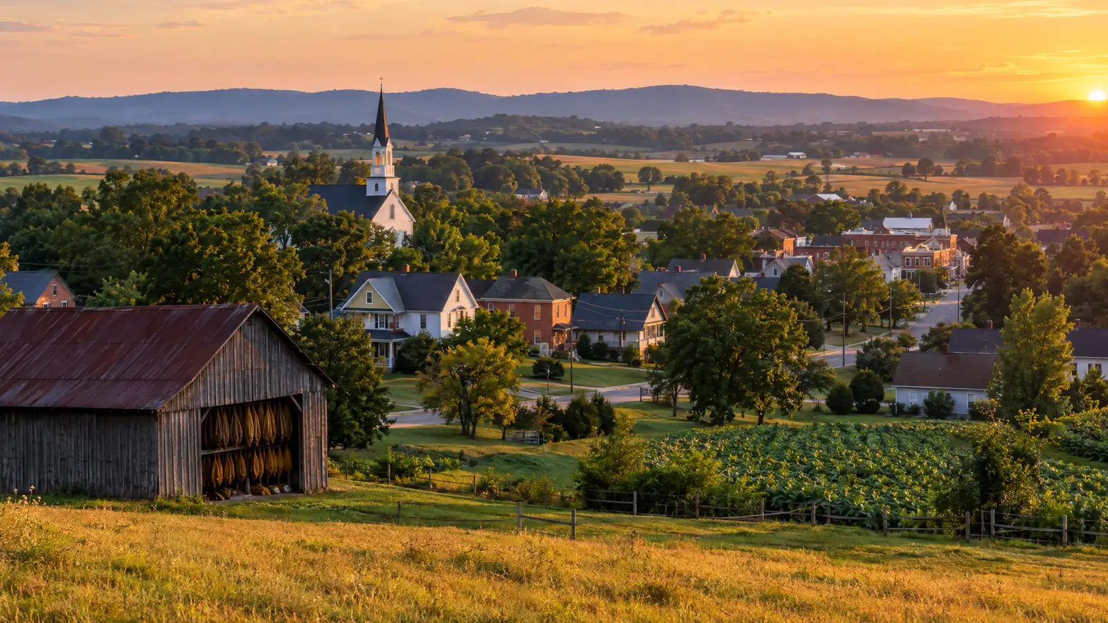 A neighborhood scene from Springfield, TN
