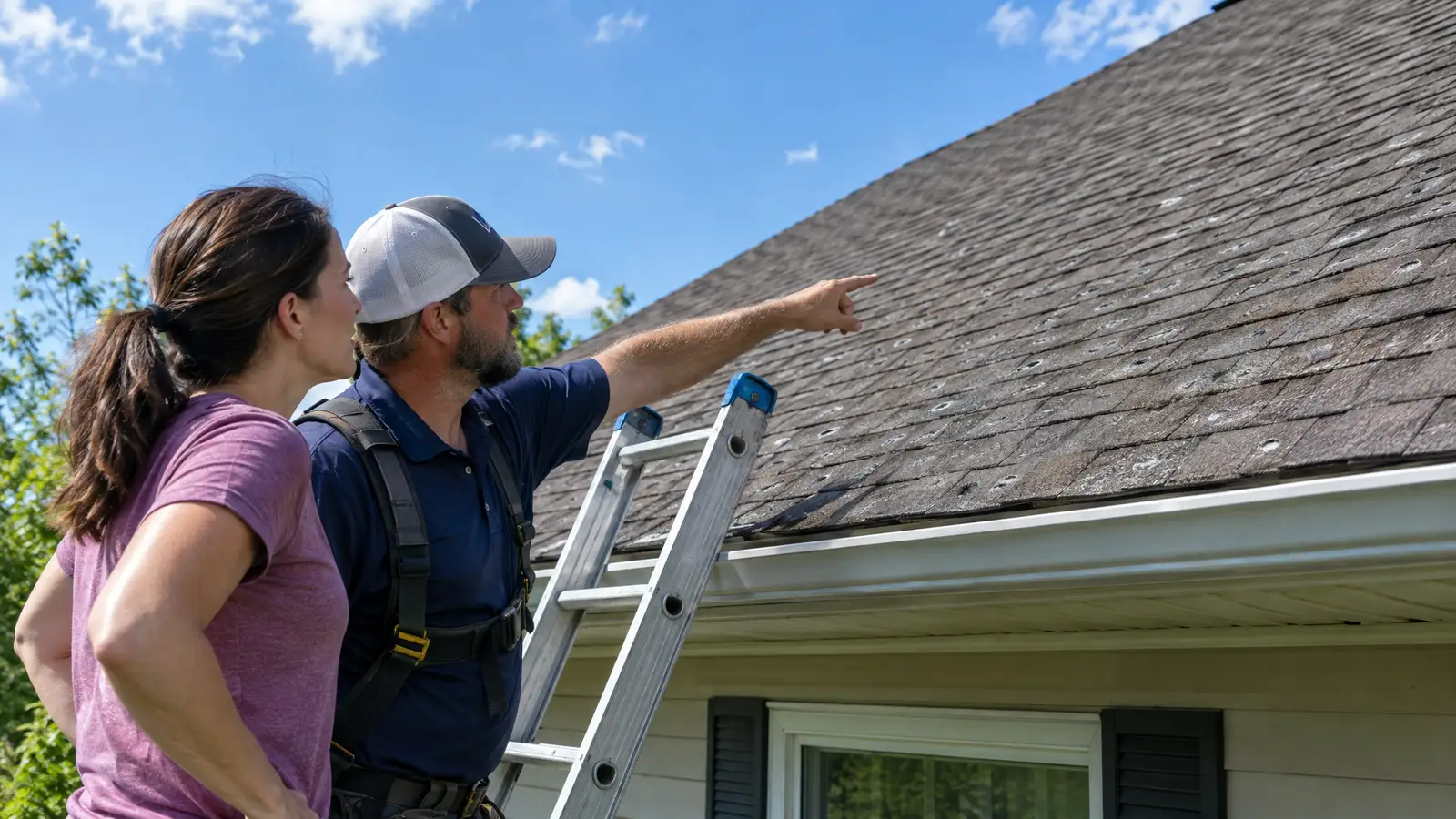 Roof Warning Signs and Hail Damage